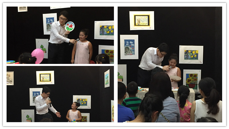 BBunion国际早教厦门外图中心活动花絮：“小小梵高”主题义卖
